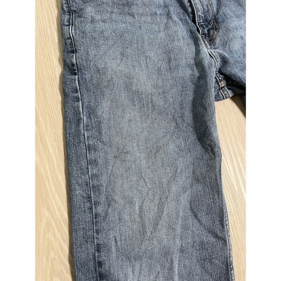 Levis 505 Jeans Mens 34x30 Blue Regular Straight Y2K Mid Rise Medium Wash Denim - Picture 10 of 16
